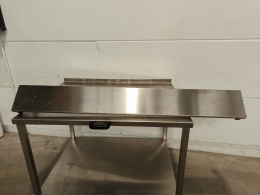 Etagère murale en inox - 160 x 20 cm